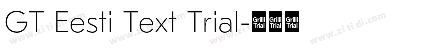 GT Eesti Text Trial字体转换